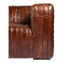 Orlando Genuine Leather Square Arm Chesterfield Sofa