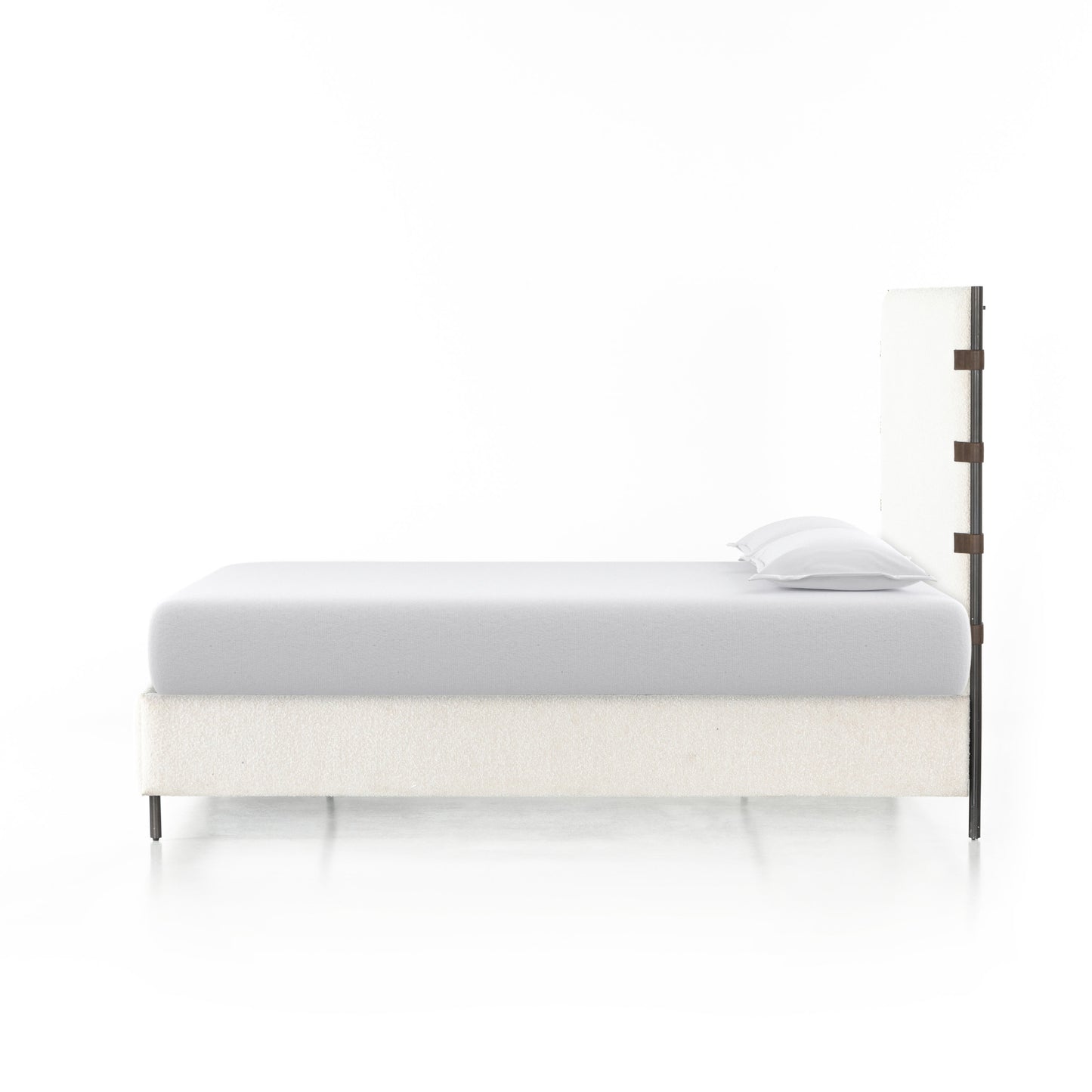 Jimmy Upholstered Metal Bed