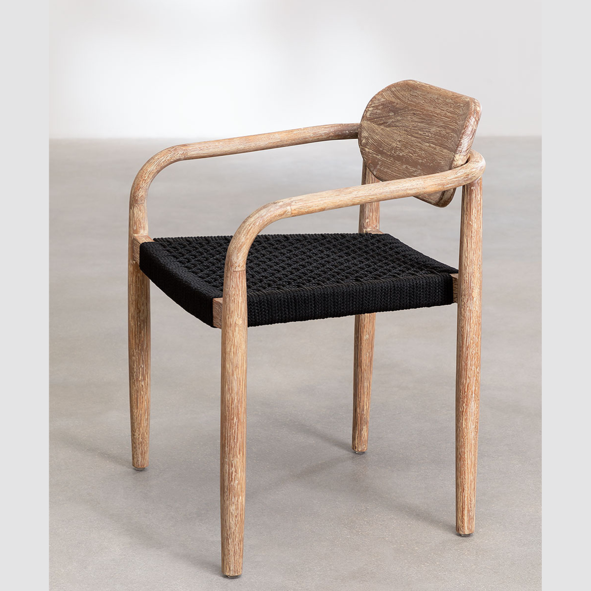 Gatlin Wooden Dining Chair with Armrests