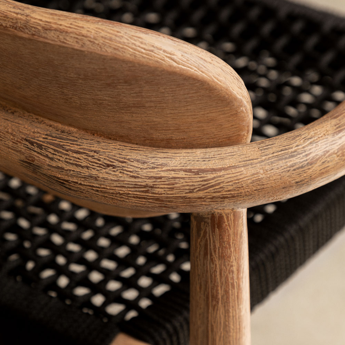 Gatlin Wooden Dining Chair with Armrests