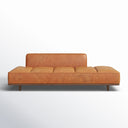 Kiaan Full-Grain Genuine Leather Daybed