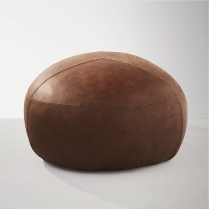 Krew Leather Pouf