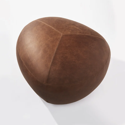 Krew Leather Pouf