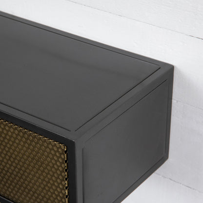 Beau 1 Drawer Iron Nightstand Furniture BoutiQ