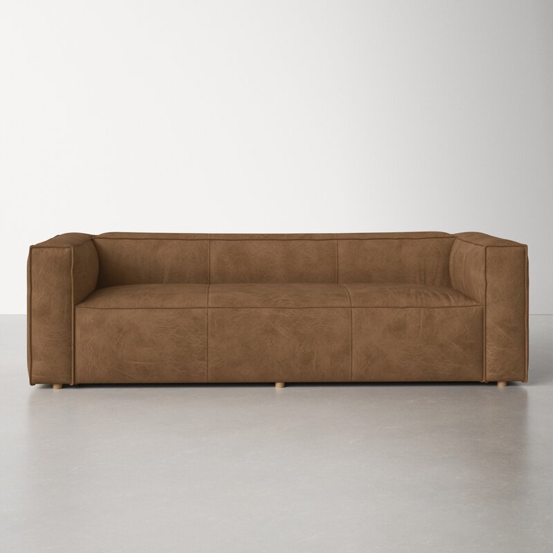 Leonard Genuine Leather Sofa