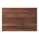 Full frame flat macro swatch of rich walnut wood grain texture with natural knot detail