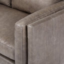 Corbin Leather 2-Piece Bumper Chaise Sectional Furniture BoutiQ