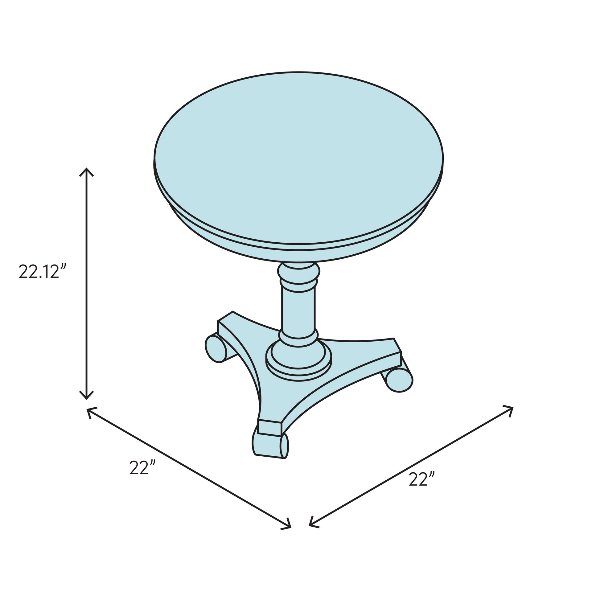 Cruz End Table Furniture BoutiQ