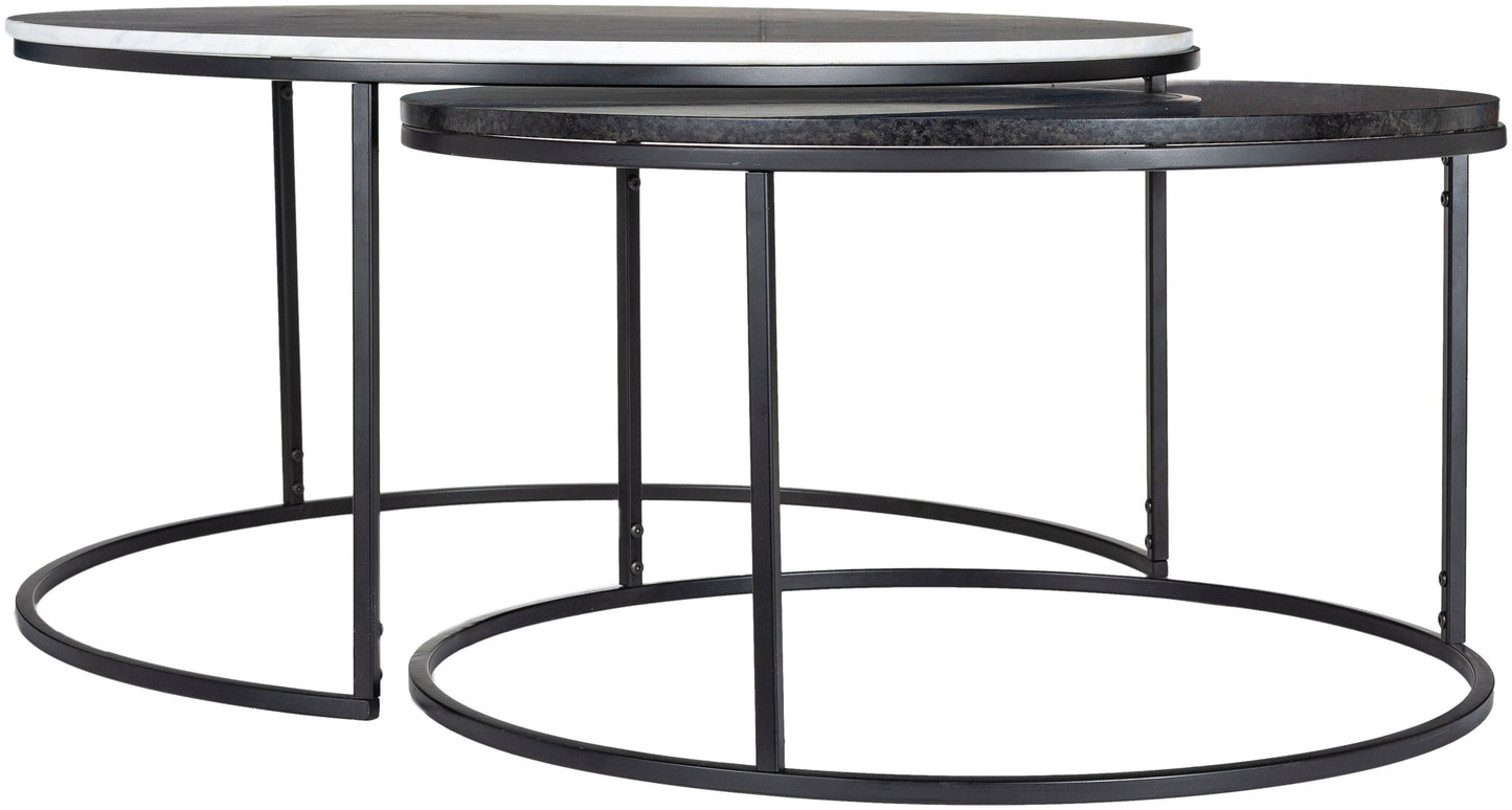 Damien Genuine Marble Coffee Table Furniture BoutiQ