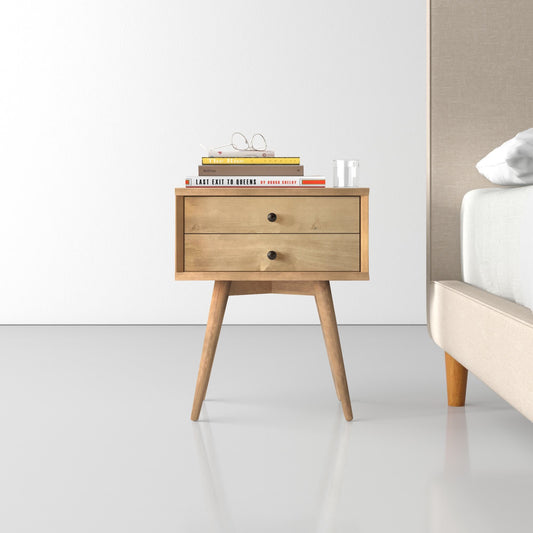 Declan 2 Drawer Nightstand Furniture BoutiQ