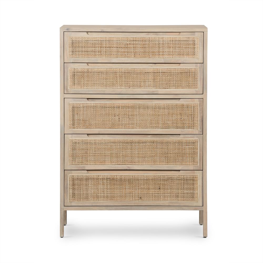 Diego Rattan 5-Drawer Dresser Furniture BoutiQ