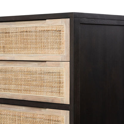 Diego Rattan 5-Drawer Dresser Furniture BoutiQ