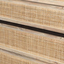 Diego Rattan 5-Drawer Dresser Furniture BoutiQ