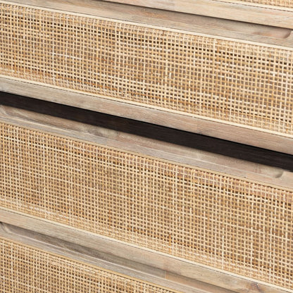 Diego Rattan 5-Drawer Dresser Furniture BoutiQ