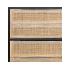 Diego Rattan 5-Drawer Dresser Furniture BoutiQ