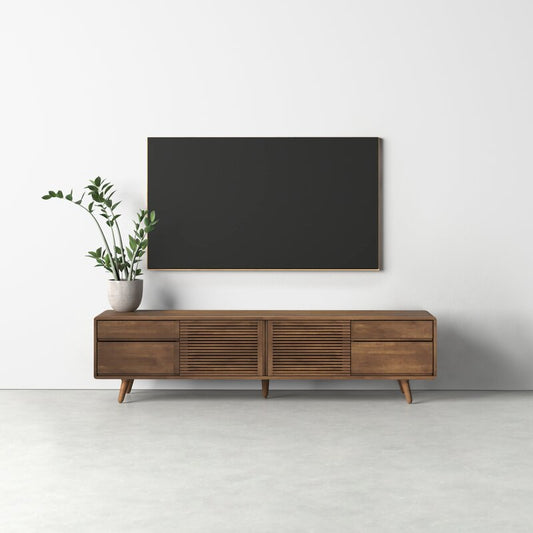 Donovan Solid Wood TV Stand Furniture BoutiQ