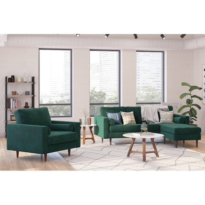 Ellis Velvet Armchair Furniture BoutiQ