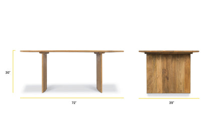 Frank Mango Solid Wood Dining Table Furniture BoutiQ