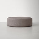 Grady Polyester Round Cocktail Ottoman Furniture BoutiQ