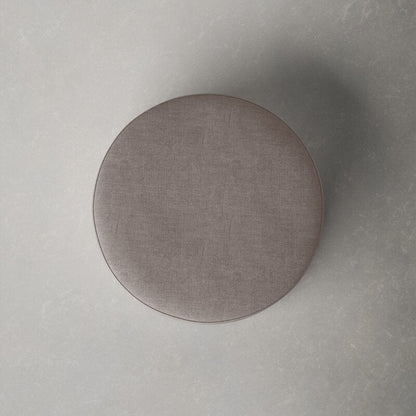 Grady Polyester Round Cocktail Ottoman Furniture BoutiQ