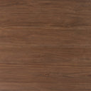 Full frame flat macro swatch of natural walnut wood grain texture on Louie coffee table surface