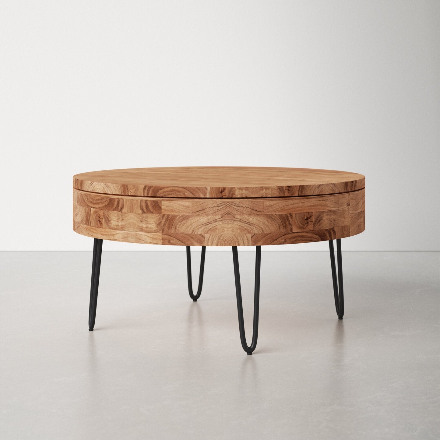 Keith Solid Wood Storage Coffee Table