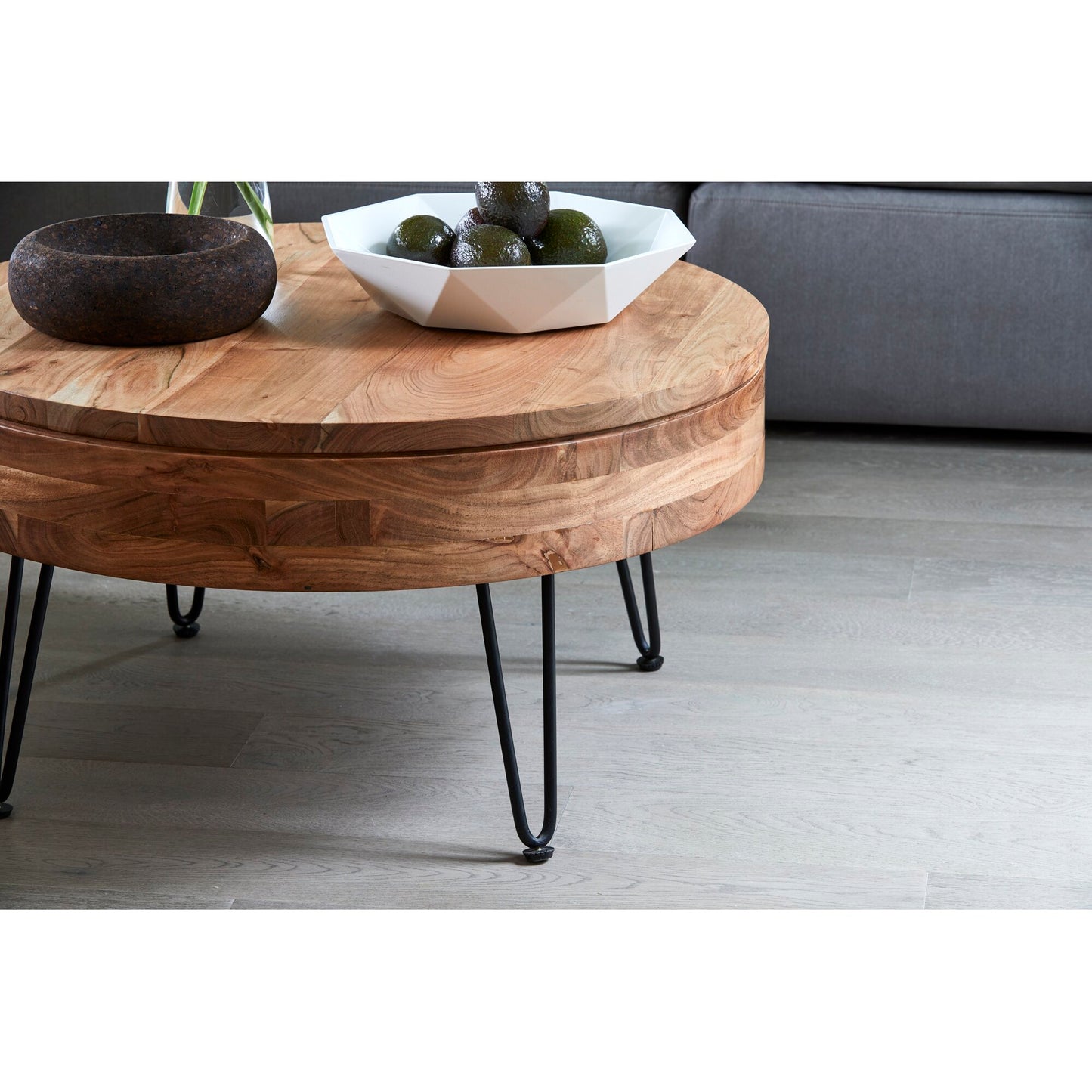 Keith Solid Wood Storage Coffee Table