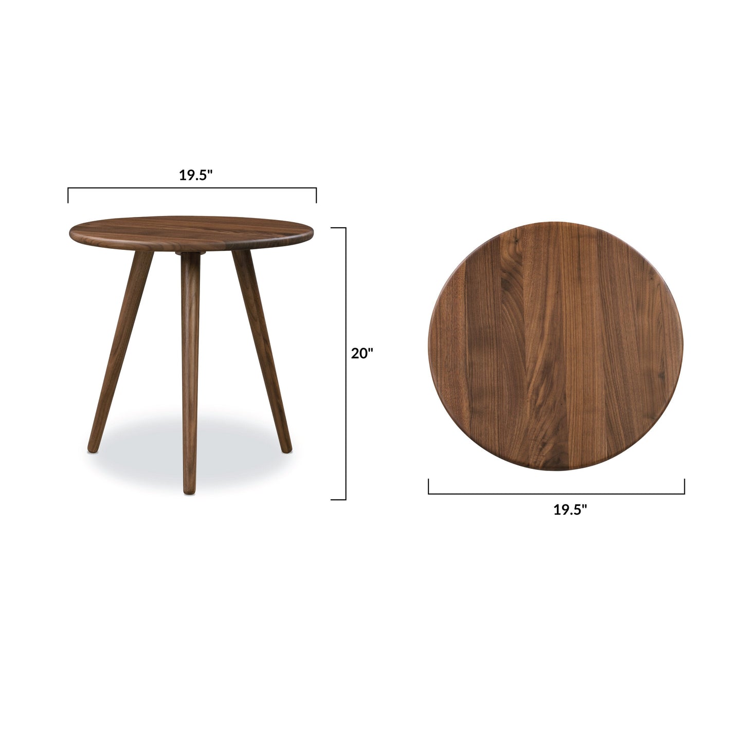 Jaden Solid Wood End Table Furniture BoutiQ