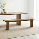 Justin Solid Wood Dining Bench Furniture BoutiQ