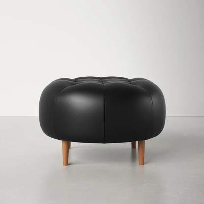 Marvin Leather Ottoman