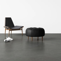 Marvin Leather Ottoman