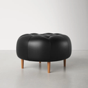 Marvin Leather Ottoman