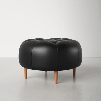 Marvin Leather Ottoman