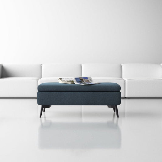Leland Upholstered Ottoman Furniture BoutiQ