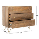 Luka 3 Drawer Standard Dresser Chest Furniture BoutiQ