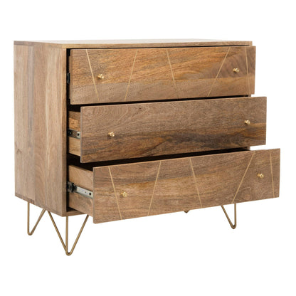 Luka 3 Drawer Standard Dresser Chest Furniture BoutiQ
