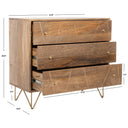 Luka 3 Drawer Standard Dresser Chest Furniture BoutiQ