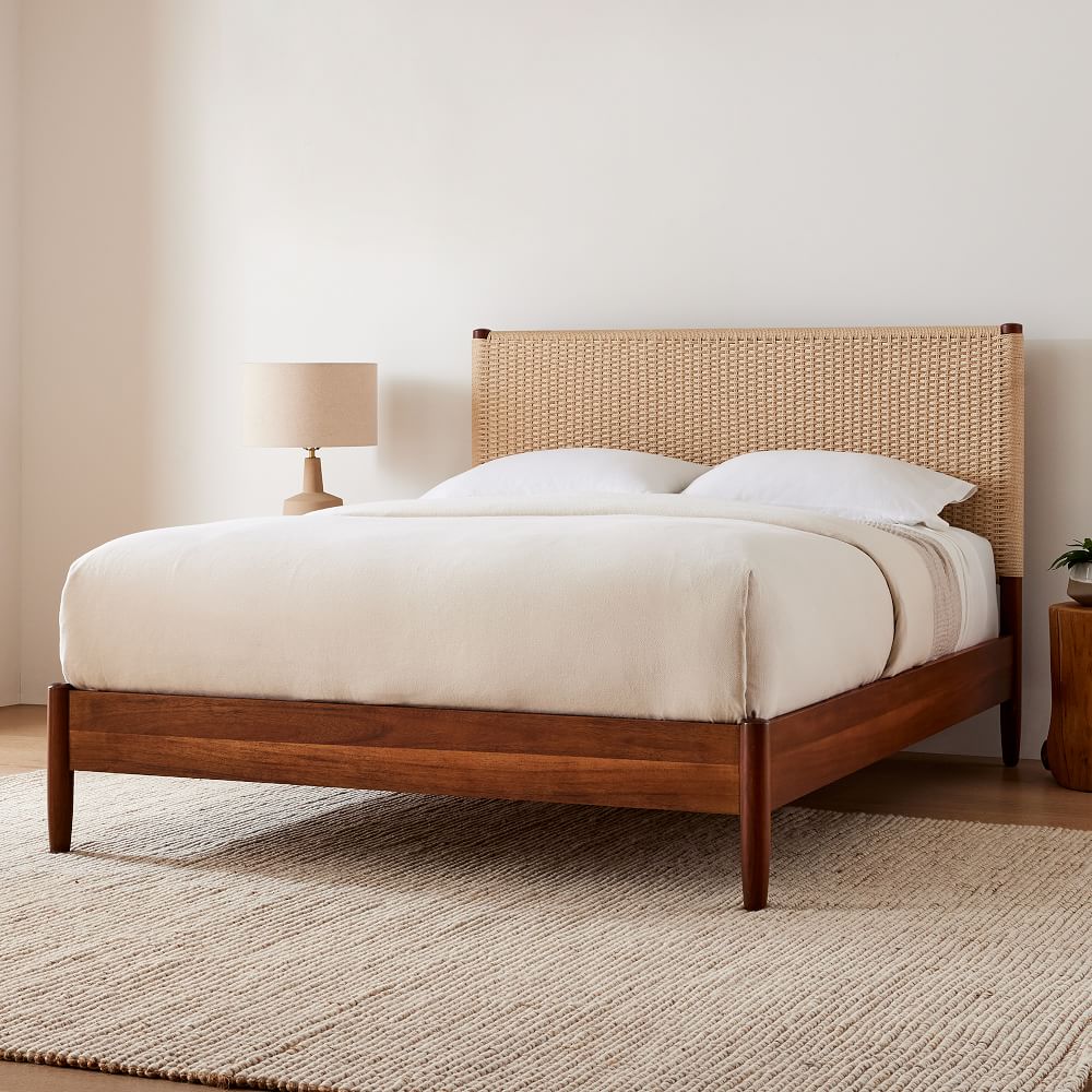 Mason Mid-Century Woven Bed Furniture BoutiQ