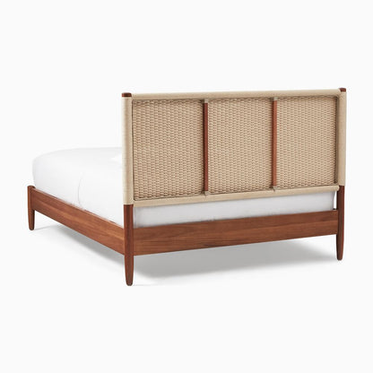 Mason Mid-Century Woven Bed Furniture BoutiQ