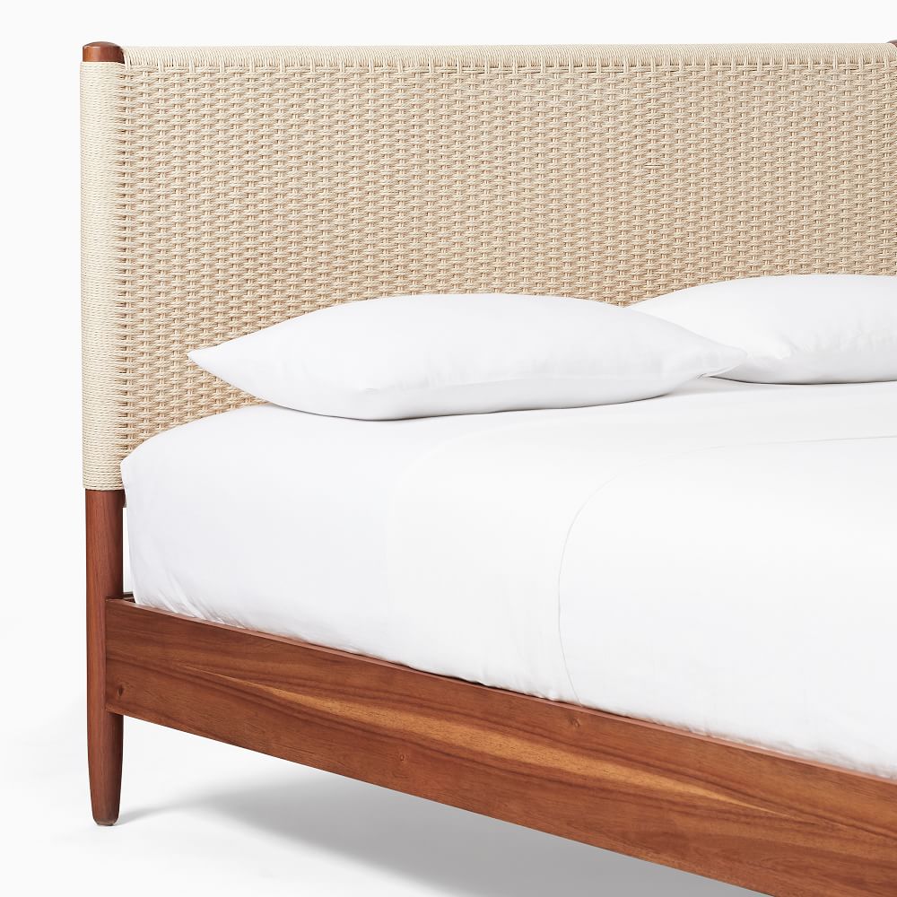 Mason Mid-Century Woven Bed Furniture BoutiQ