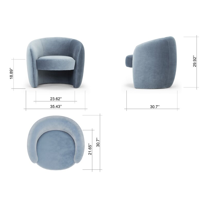 Omari Barrel Chair Furniture BoutiQ