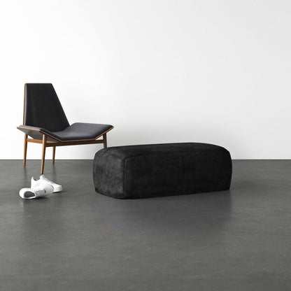 Pedro Leather Ottoman Furniture BoutiQ