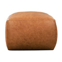 Pedro Leather Ottoman Furniture BoutiQ
