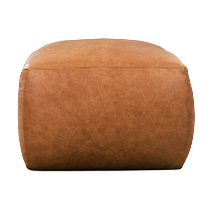 Pedro Leather Ottoman Furniture BoutiQ