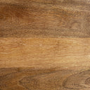 Full frame flat macro swatch of warm brown mango wood grain texture on Sincere coffee table surface
