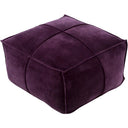 Sage Velvet Square Pouf Ottoman Furniture BoutiQ