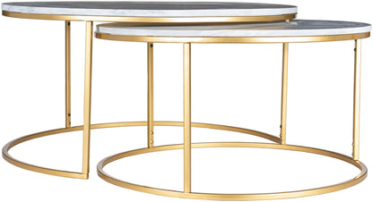 Zayn Genuine Marble Coffee Table Furniture BoutiQ