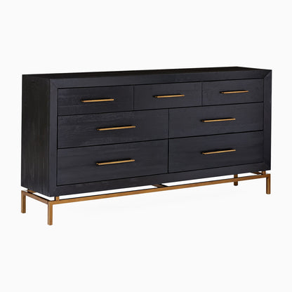 Huxley Burnished 7-Drawer Dresser