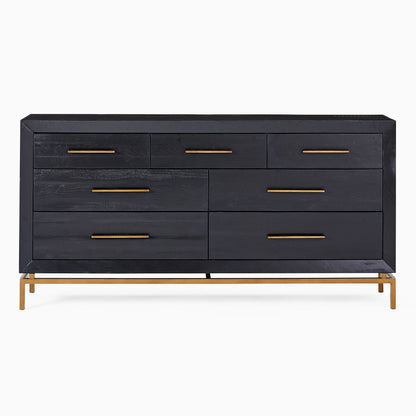 Huxley Burnished 7-Drawer Dresser