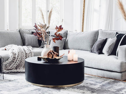Coffee table made of solid mango wood